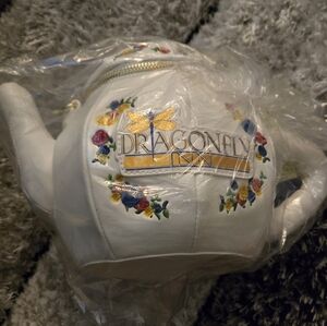 Loungefly White Teapot with Floral Accents